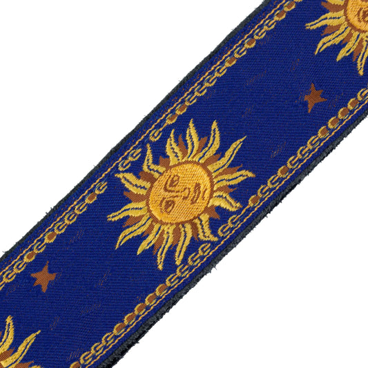 Sun Motif Series Guitar Strap - Blue