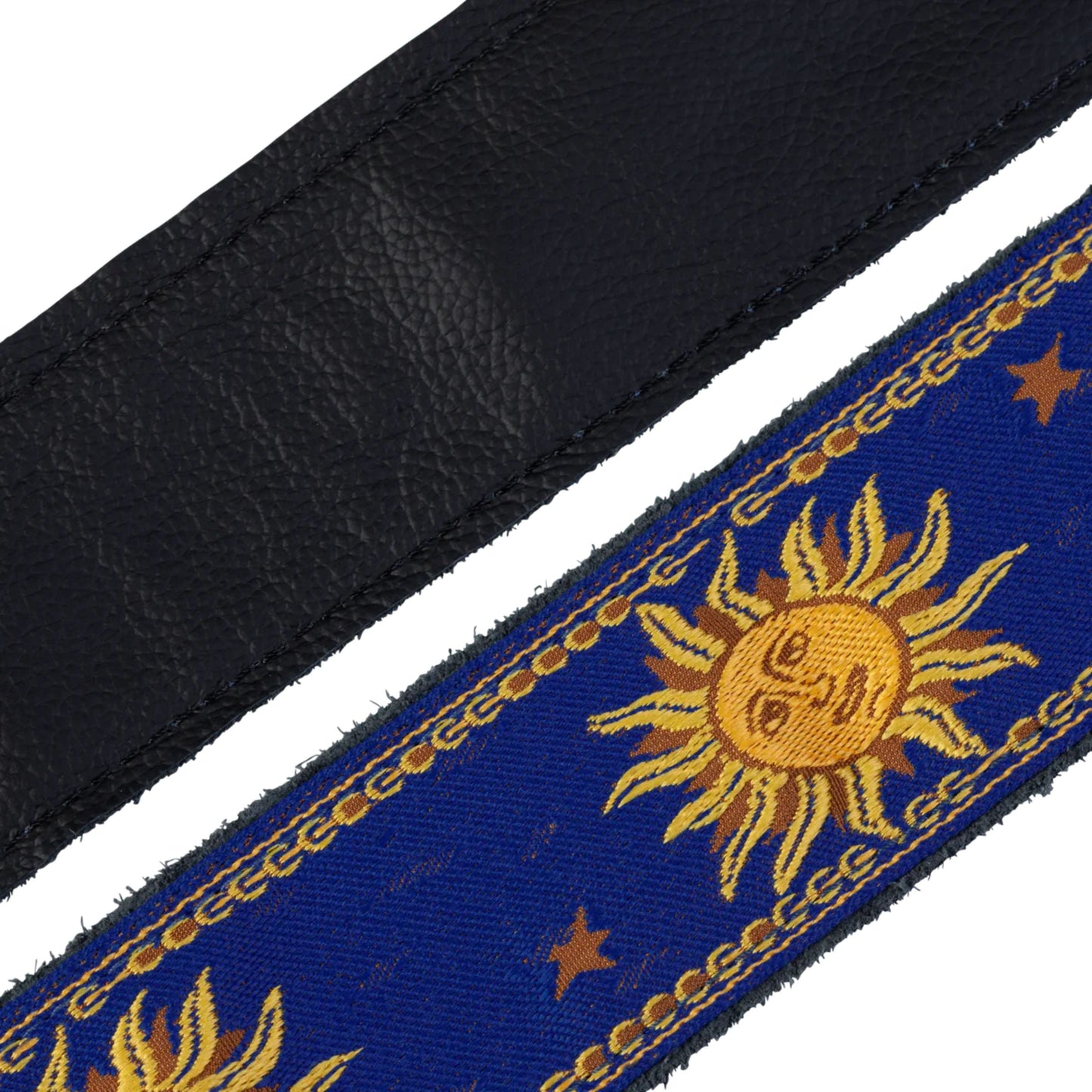 Sun Motif Series Guitar Strap - Blue