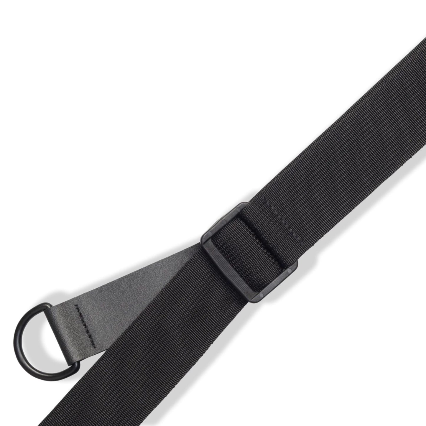 Right Height Suede Guitar Strap - Black