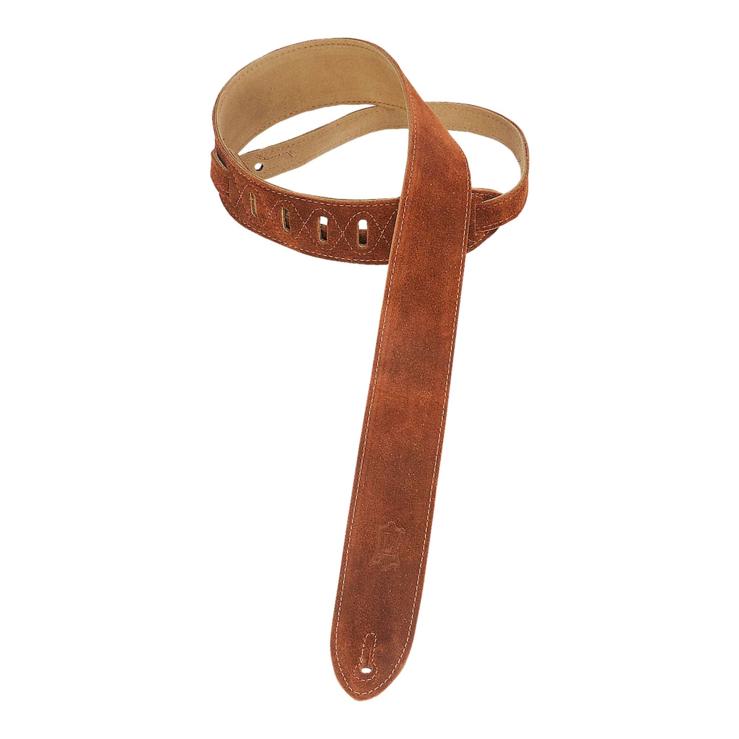 Suede Guitar Strap - Brown