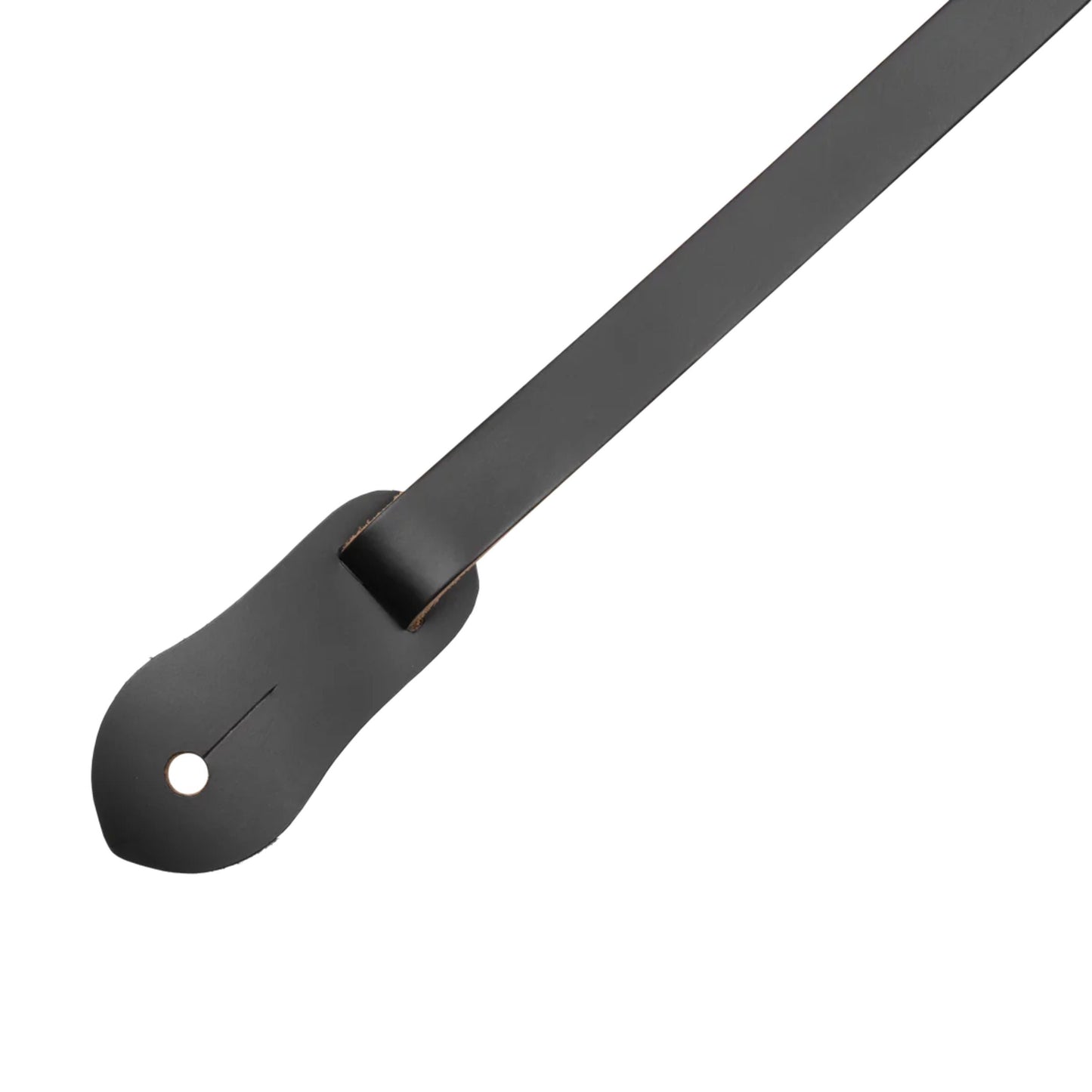 Suede Leather Mandolin Strap - Black