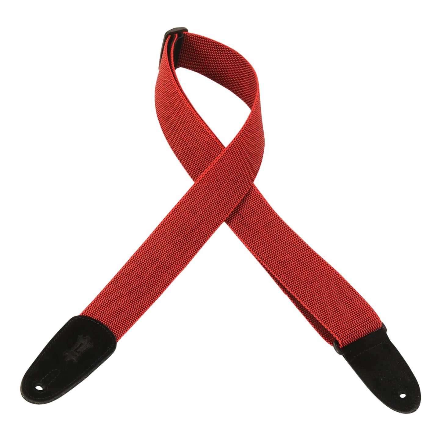 Cotton & Suede Series Guitar Strap - Red