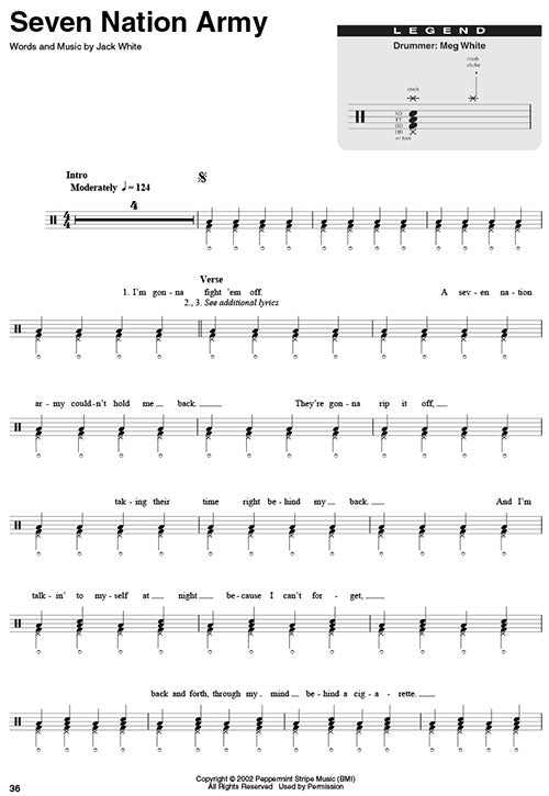 Easy Rock Songs - Drum Play-Along Vol. 42 - Book/Online Audio