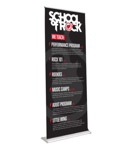 Retractable Banner + Stand