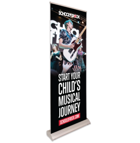 Retractable Banner + Stand