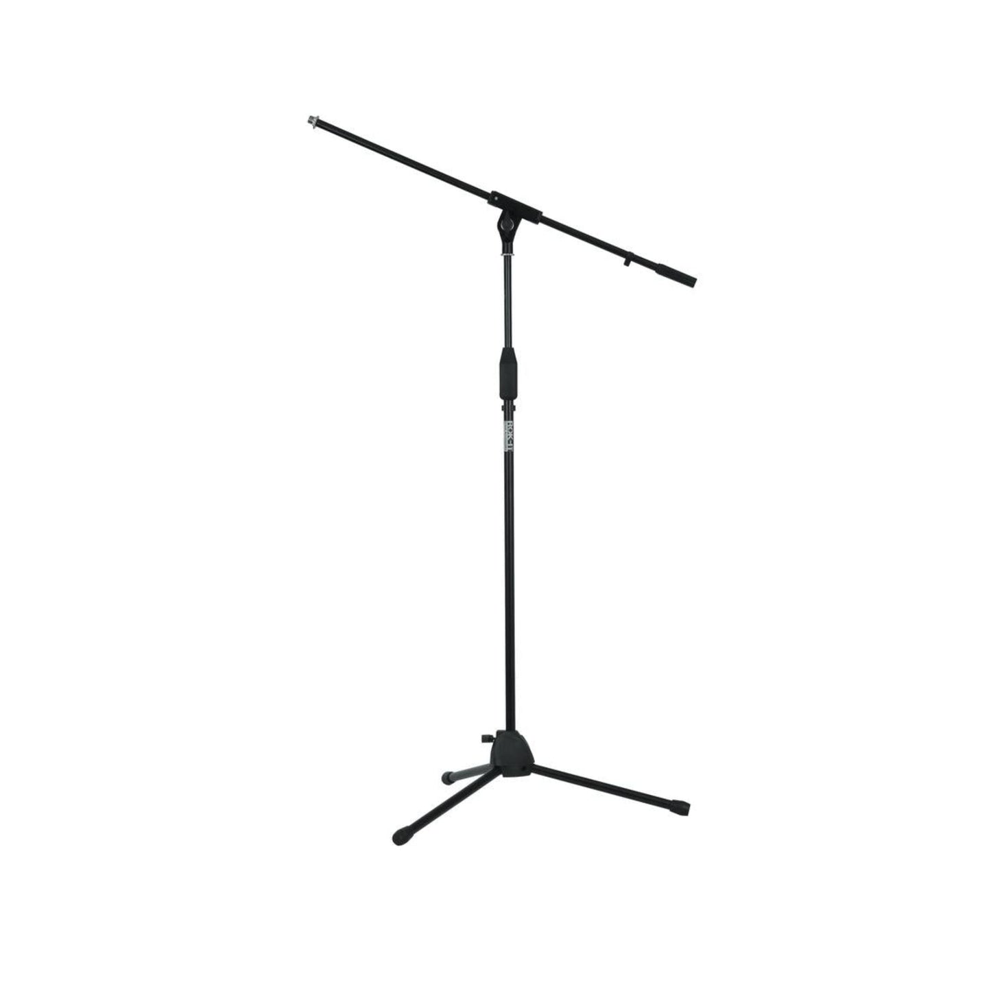 Rok-it Tubular Microphone Stand With Fixed Boom Included. Tripod Design For Compact Storage