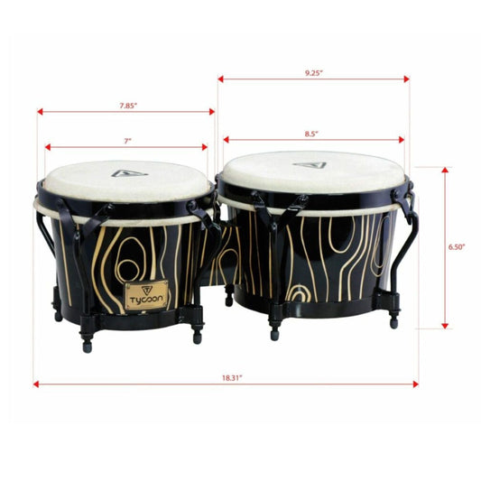 Supremo Select Series Bongos - Cyclone