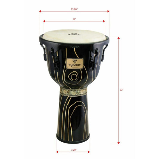 Supremo Select Series 12" Djembe - Cyclone