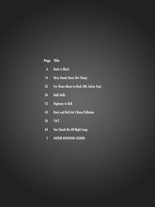 AD/DC - Easy Guitar Play-Along Vol. 13 - Book/Online Audio