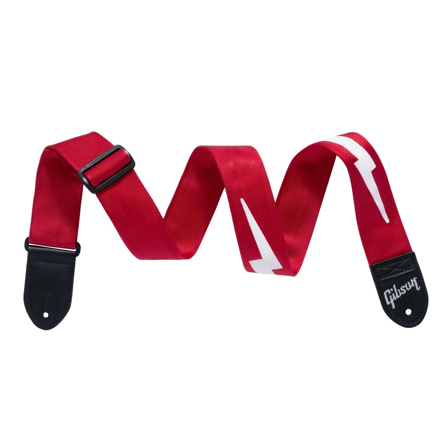 The Lightning Bolt Seatbelt Guitar Strap