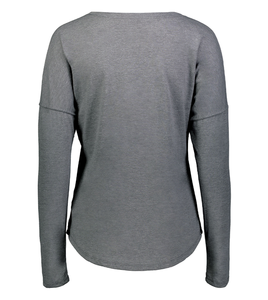 Womens Long Sleeve Tri Blend T-Shirt