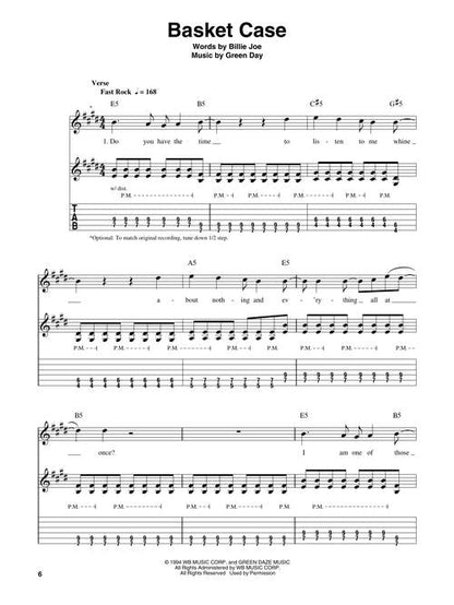 Green Day - Easy Guitar Play-Along Volume 10 - Book/Online Audio