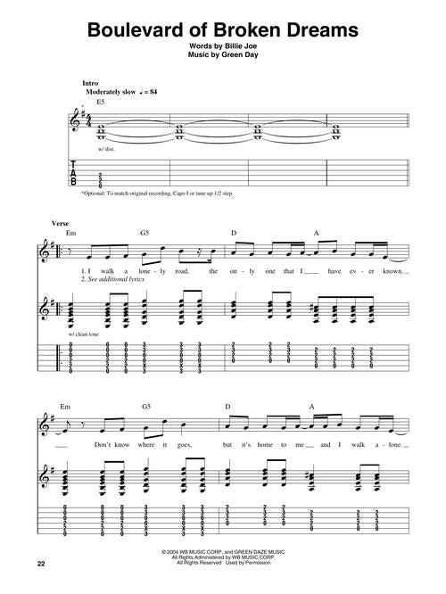 Green Day - Easy Guitar Play-Along Volume 10 - Book/Online Audio