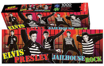 Presley, Elvis - Jailhouse Rock - 1000-Piece Jigsaw Puzzle - 12 inch. x 36 inch. Puzzle