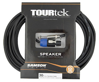 Tourtek Speaker Cables - 30-Foot Speaker Cable & Speakon Connector