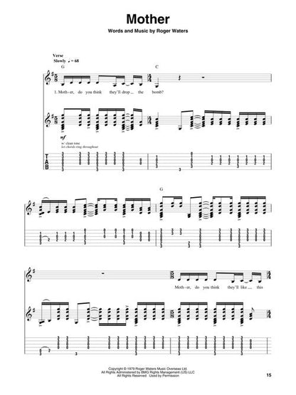 Pink Floyd - Classics - Guitar Play-Along Vol. 191 - Book/Online Audio