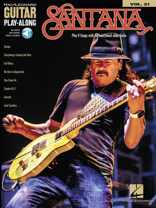 Santana - Guitar Play-Along Vol. 21 - Book/Online Audio
