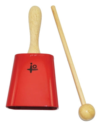 3.5 inch. Cowbell with Handle (Red) - Red