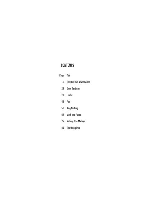 Metallica - 1991-2016 - Guitar Play-Along Vol. 196 - Book/Online Audio