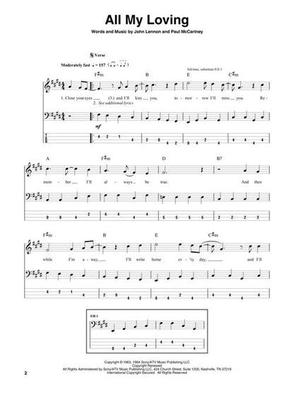 Beatles, The - Bass Play-Along Volume 13 - Book/Online Audio