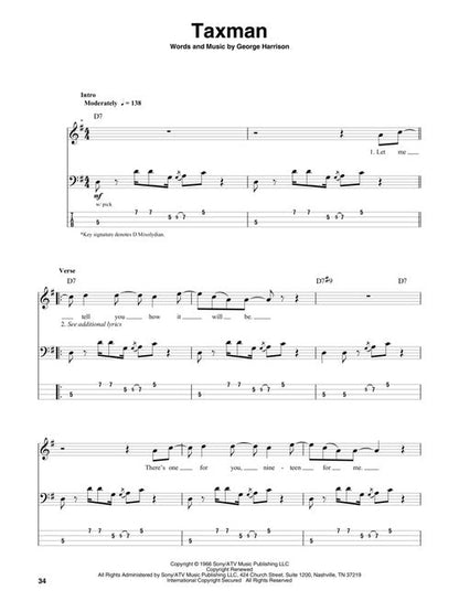 Beatles, The - Bass Play-Along Volume 13 - Book/Online Audio