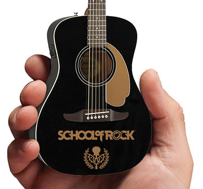 School of Rock Fender™ California Malibu Player Acoustic-Electric Jetty Black Mini Guitar