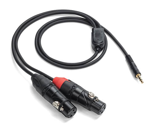 Tourtek Pro - 1/8 inch. TRS (Stereo) to Dual XLR (Female) Cable - 9' Breakout Cable