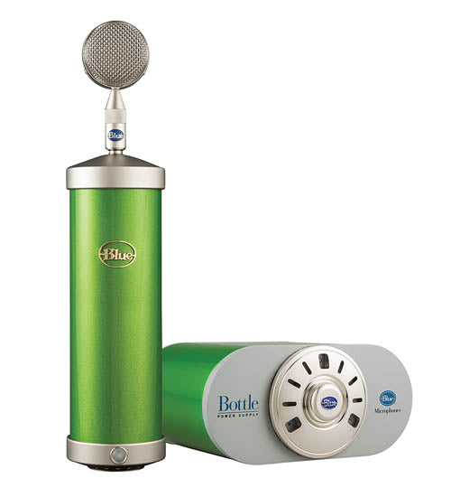 Bottle Microphone System with SKB Case - Custom Glassy Green