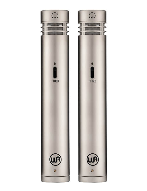 WA-84 Small Diaphragm Condenser Microphone - Stereo Pair - Nickel Color