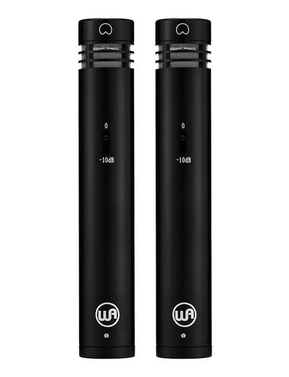 WA-84 Small Diaphragm Condenser Microphone - Stereo Pair - Black Color