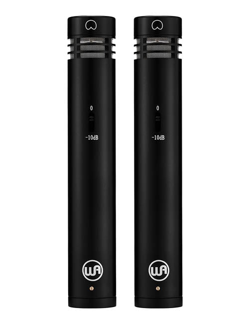 WA-84 Small Diaphragm Condenser Microphone - Stereo Pair - Black Color