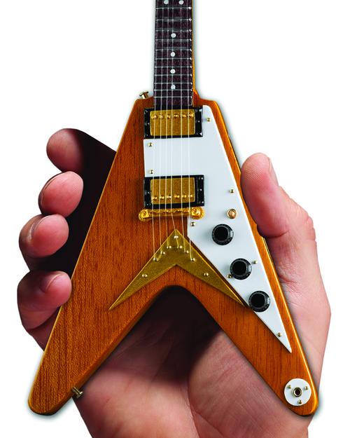 Gibson 1958 Korina Flying V Mini Guitar Replica