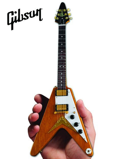Gibson 1958 Korina Flying V Mini Guitar Replica