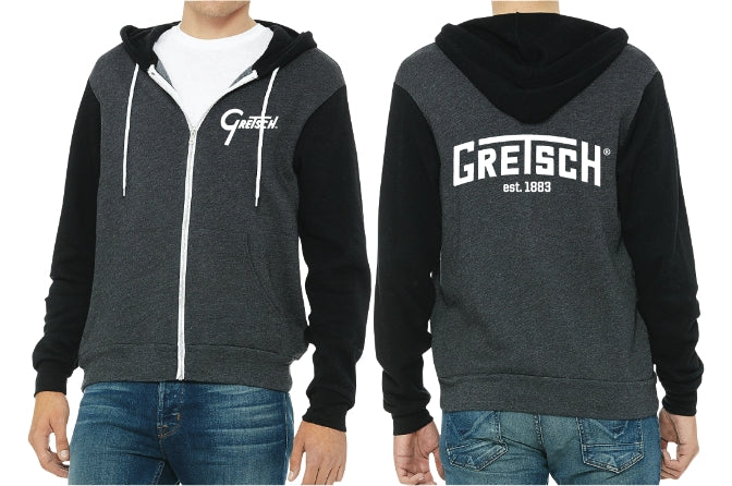 Gretsch Full Zip Fleece Hoodie - Unisex Medium