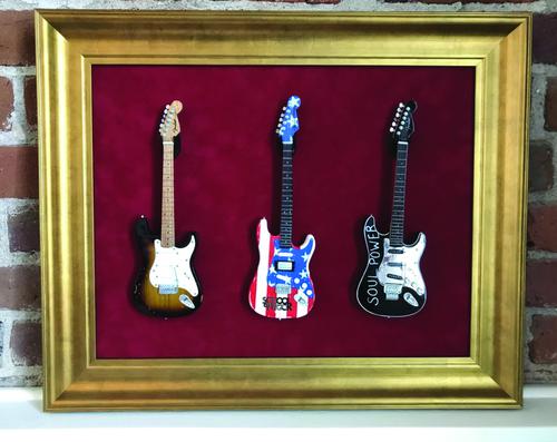 Mini Guitar Display Frame | 22"x18"