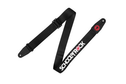 School Of Rock Custom Black Guitar Strap