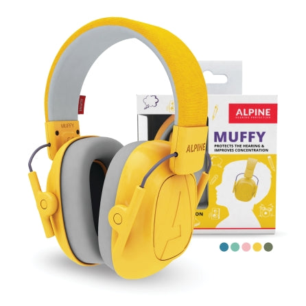 Muffy Headphones for Kids - Yellow - Yellow