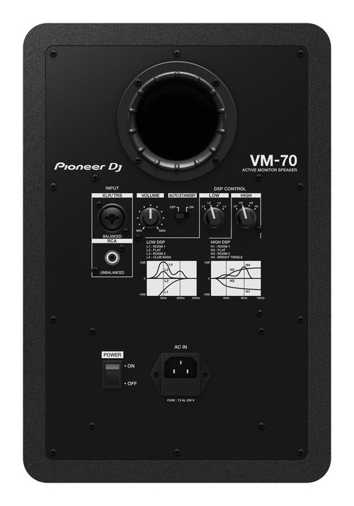 VM-70 100W Powered Monitor Speaker Single - Black - Black