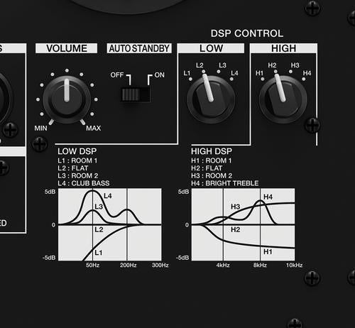 VM-80 120W Powered Studio Monitor Single - Black - Black