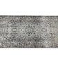 Vintage Persian Style Stage Mat Original Red 4.26' X 3' - Grey 4.26' X 3'