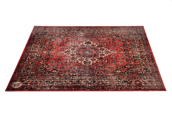 Vintage Persian Style Stage Mat - 6' x 5.25' - Original Red 6' x 5.25'