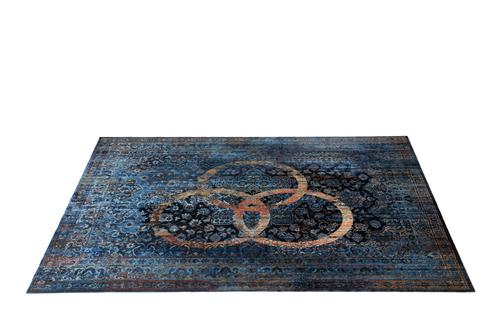 Vintage Persian Style Stage Mat - 6' x 5.25' - Bonzo 6' x 5.25'