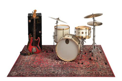 Vintage Persian Style Stage Mat Original Red 7.4' X 6' - Original Red 7.4' X 6'