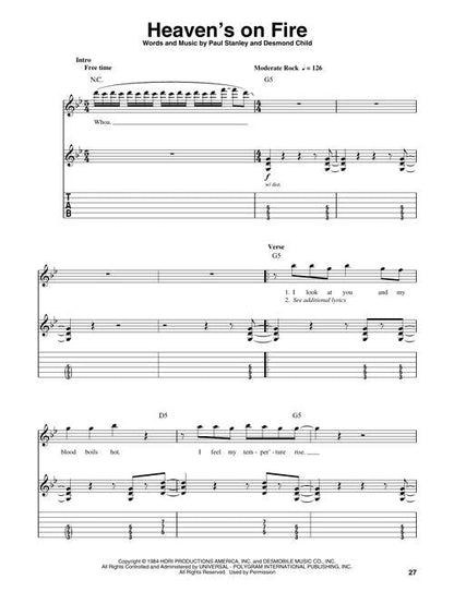 Kiss - Guitar Play-Along Series Volume 30 - Book/Online Audio