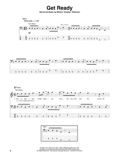 R&B - Bass Play-Along Volume 2 - Book/Online Audio