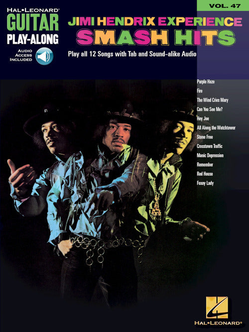 Hendrix, Jimi - Guitar Play-Along Volume 47 - Book/Online Audio