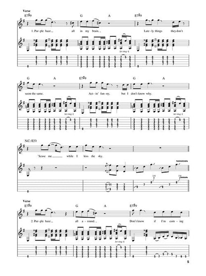 Hendrix, Jimi - Guitar Play-Along Volume 47 - Book/Online Audio