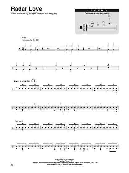 Classic Rock - Drum Play-Along Volume 2 - Book/Online Audio