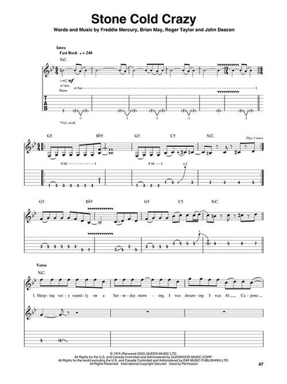 Queen - Guitar Play-Along Vol. 112 - Book/Online Audio