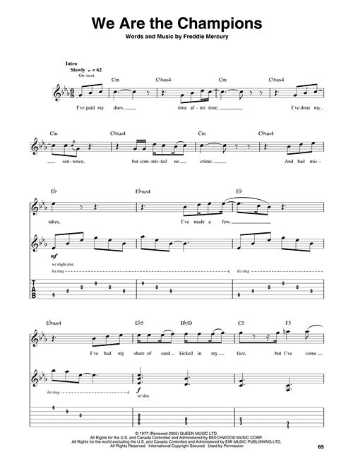 Queen - Guitar Play-Along Vol. 112 - Book/Online Audio
